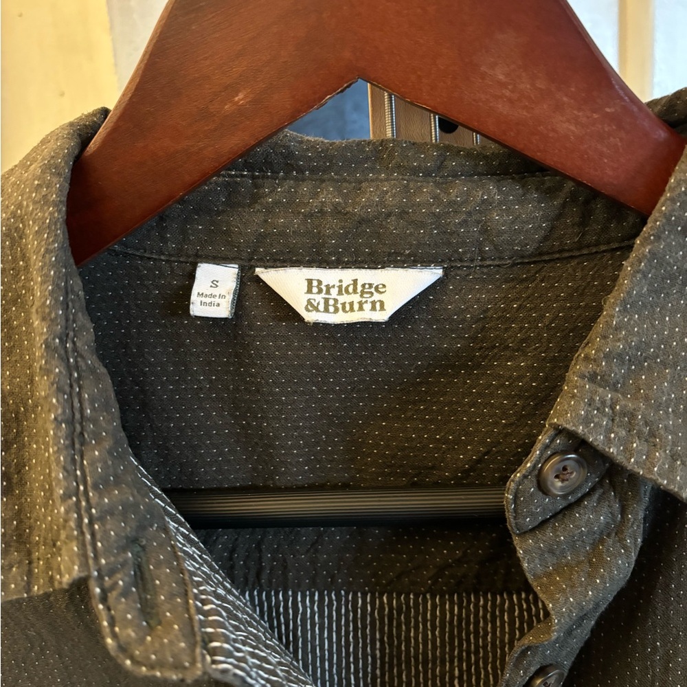 Bridge & Burn olive Button-Up Shirt